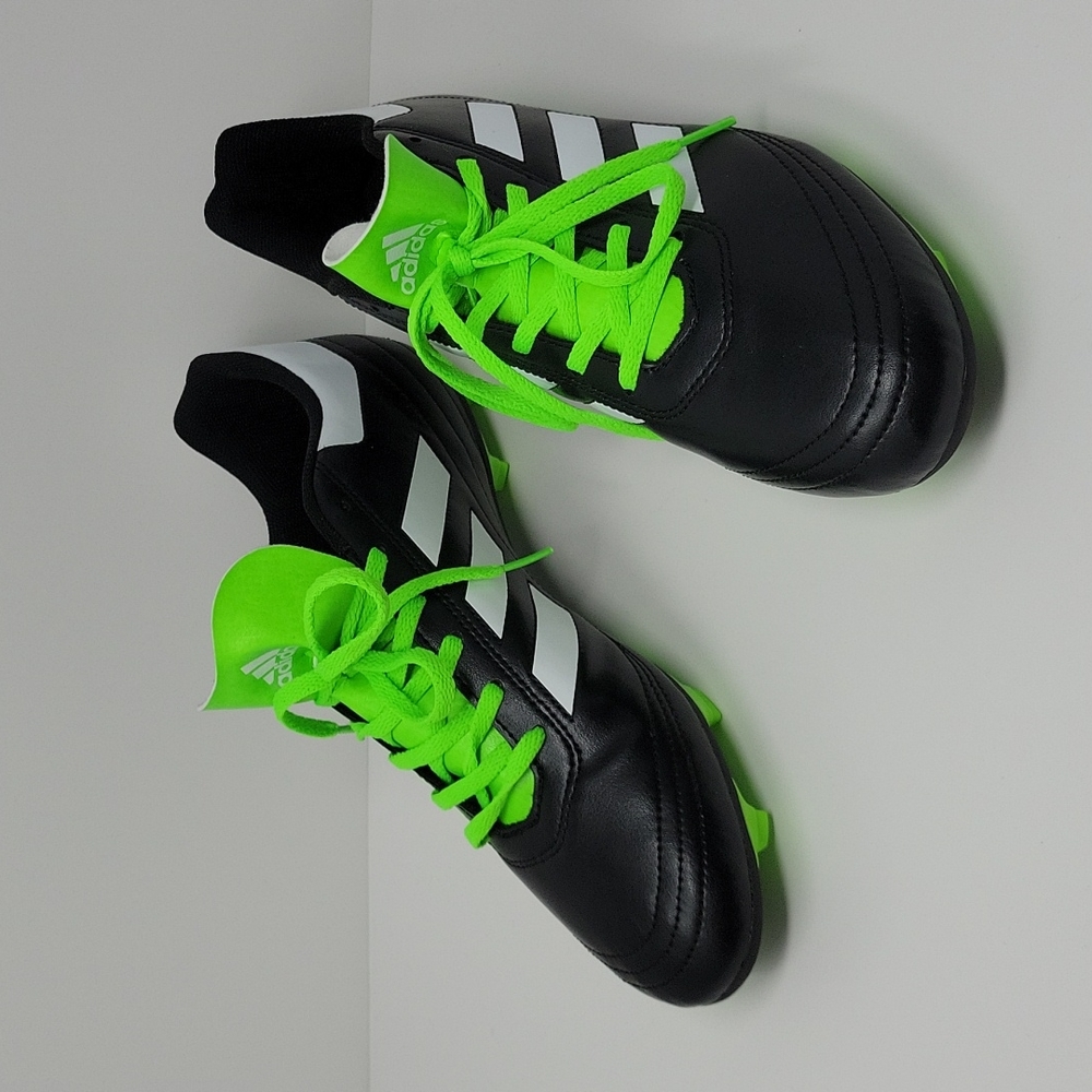 Mens Adidas Goletto VI FG, SZ 11.5, Green/Black Cleats, Brand New With Box